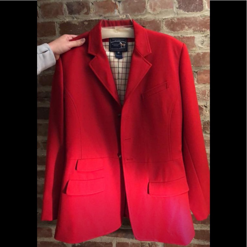 Ralph Lauren Equestrian Riding Jacket (100% Wool)